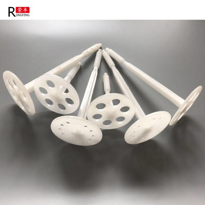 Full Size 80mm Plastic HDPE Insulation Anchors For Building