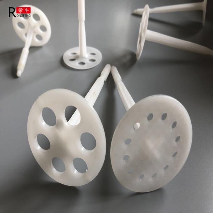 Full Size 80mm Plastic HDPE Insulation Anchors For Building