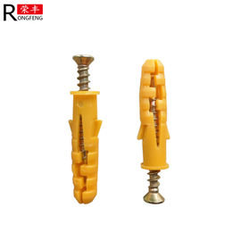 Lightweight Dia 6*30mm Expanding Plastic Screw Anchors